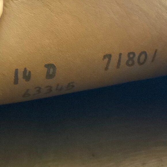 Allen Edmonds Boulder Mens Leather Driving Moccasins Size 14 D Brown Black - Picture 9 of 9